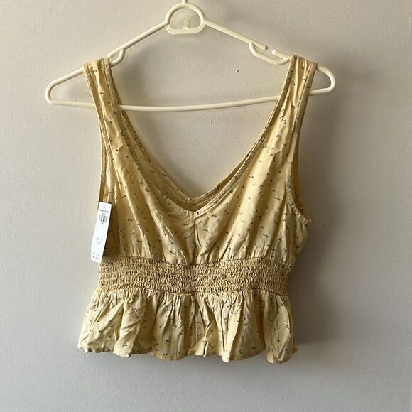 Hollister Floral Yellow Top Size XS NWT - Picture 3 of 5